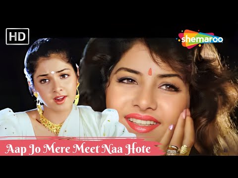 Aap Jo Mere Meet Naa Hote | Lata Mangeshkar | Bappi Lahiri | Divya Bharti | Geet (1992)