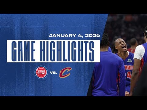 Pistons' First Win of 2024 vs. Cavaliers π