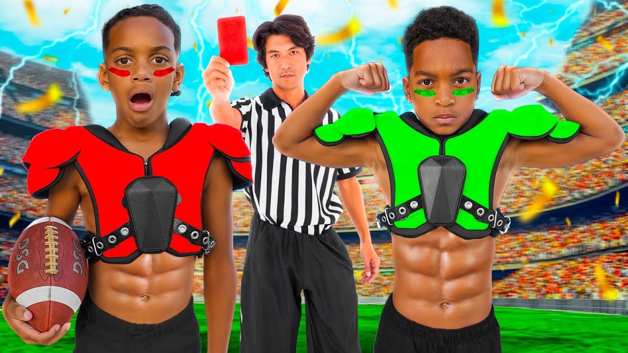 DJ & Kyrie Shine in the Most Intense Football Game of the Season! 🏈