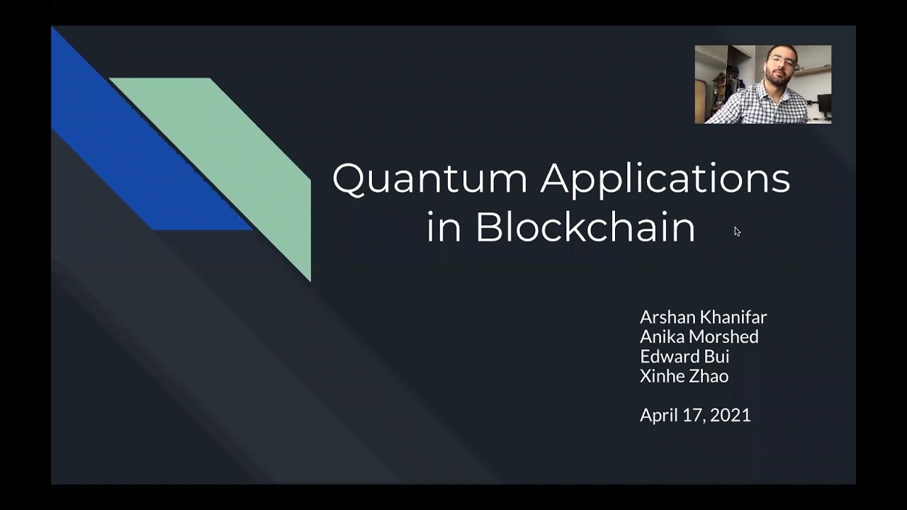 Quantum Applications in Blockchain: ECE 405 Final Presentation