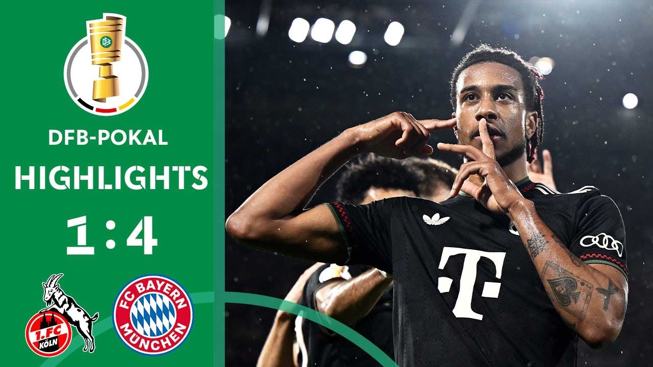 Kane, Olise & Diaz Shine! | Exciting 1. FC Köln vs. FC Bayern München 1-4 | DFB-Pokal Highlights ⚽