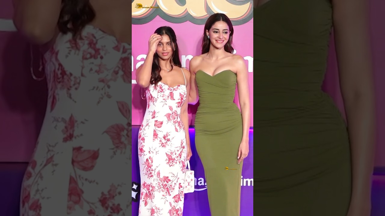 Ananya & Suhana Shine at ‘Call Me Bae’ Screening 🎬