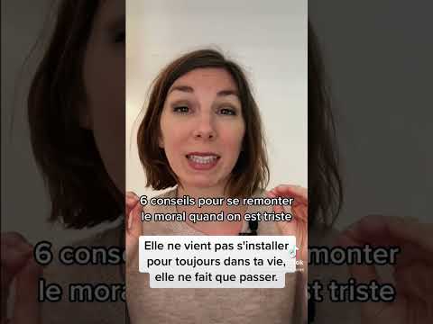 6 conseils pour se remonter le moral quand on est triste #developpementpersonnel #etreheureux