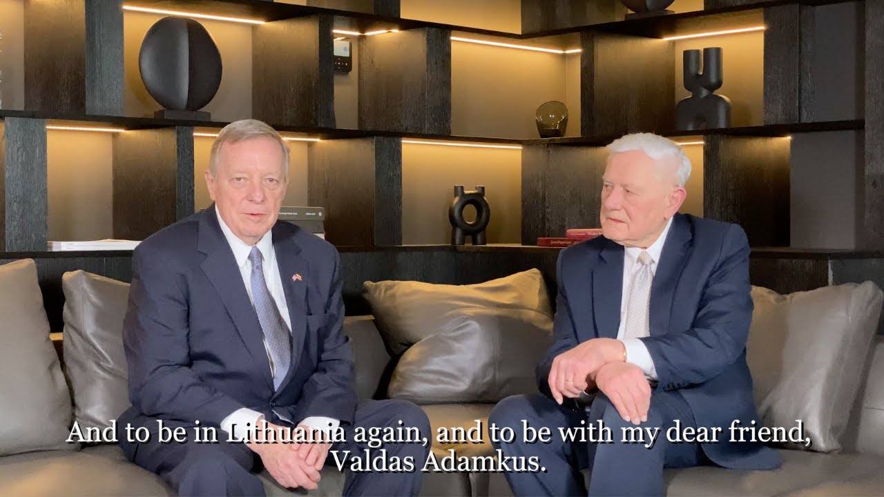 President Adamkus & Senator Durbin Celebrate Strong US-Lithuania Ties 🇱🇹