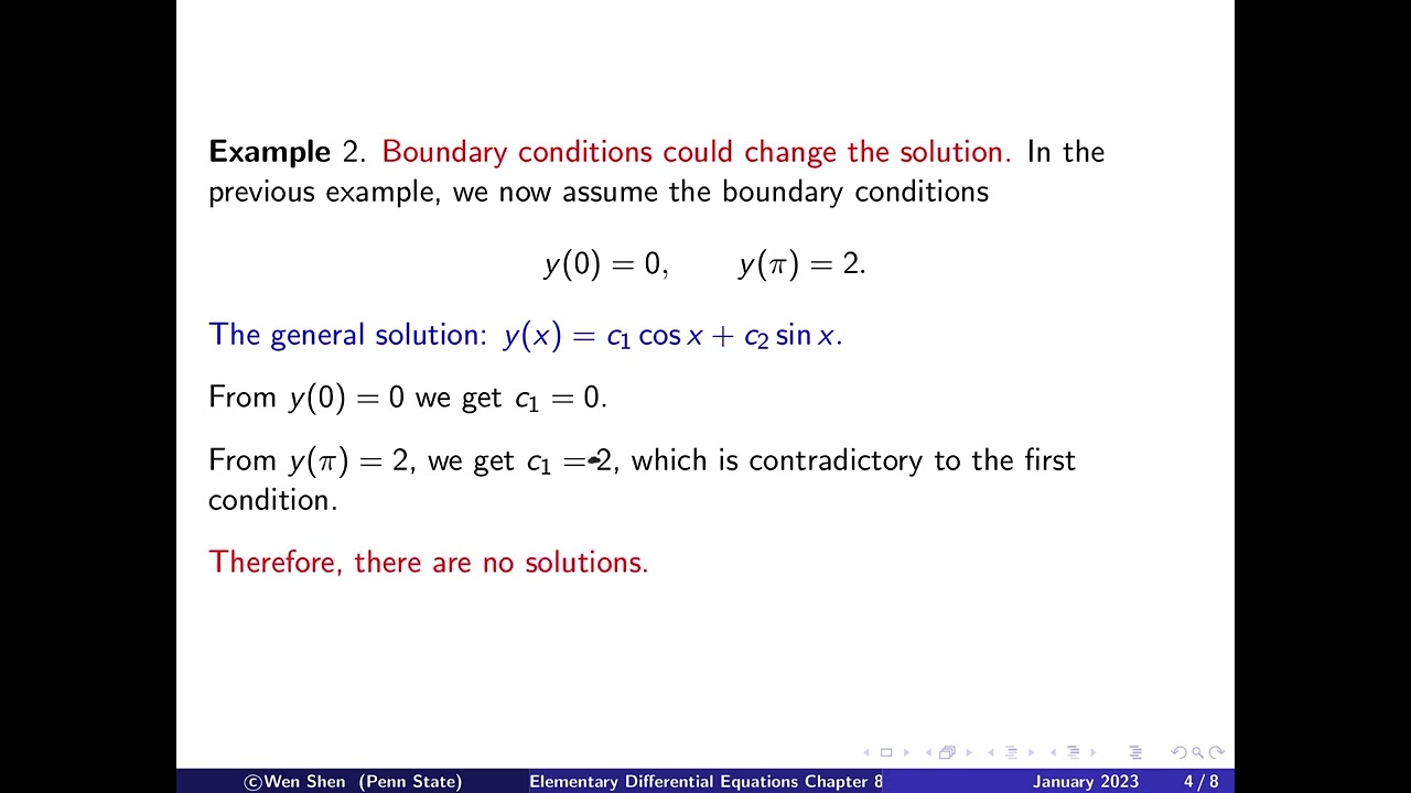 Understanding Two-Point Boundary Value Problems: Introduction & Examples 📘