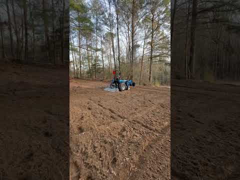New 2025 LS MT225E tractor tilling up our Homesteads Garden! #garden #tractor #homestead