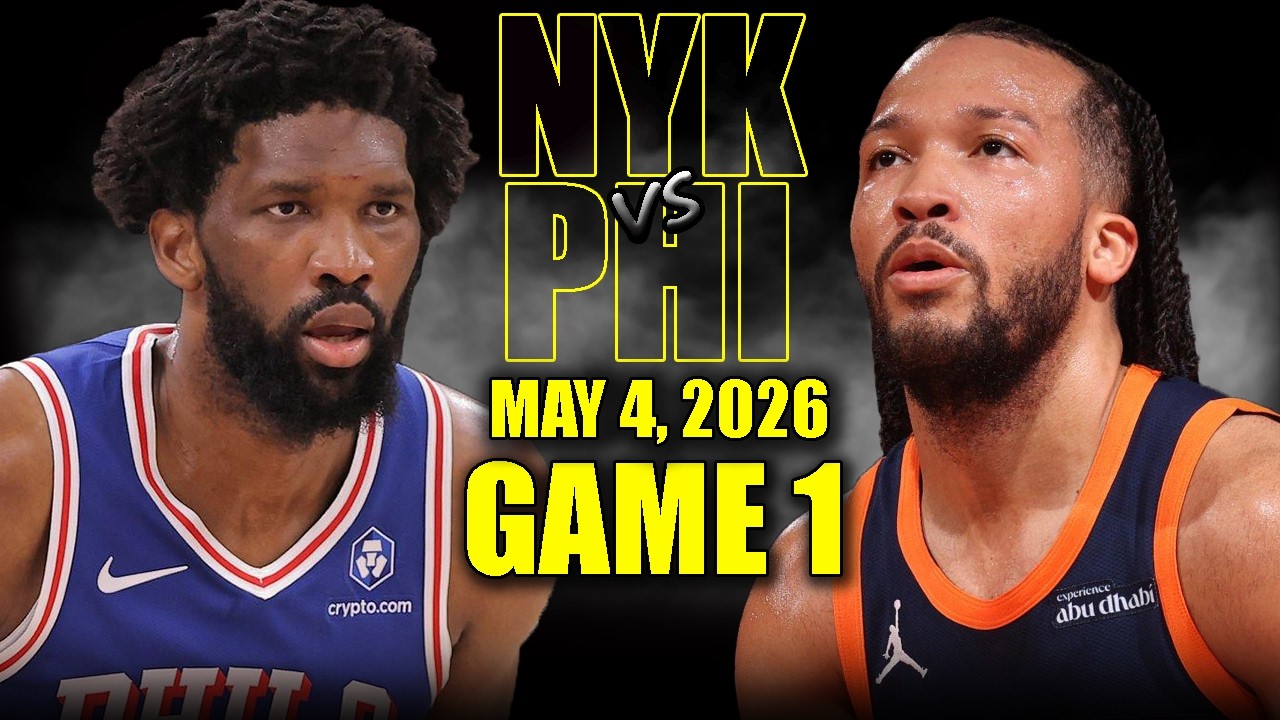 New York Knicks vs Philadelphia 76ers Full Game 1 Highlights - May 4, 2026 | NBA Playoffs