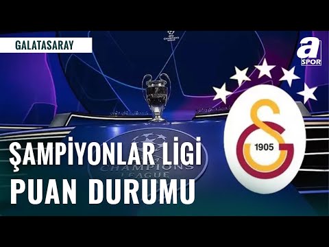 UEFA Şampiyonlar Ligi’nde Puan Durumu Sıralaması Nasıl, Galatasaray Kaçıncı Sırada?