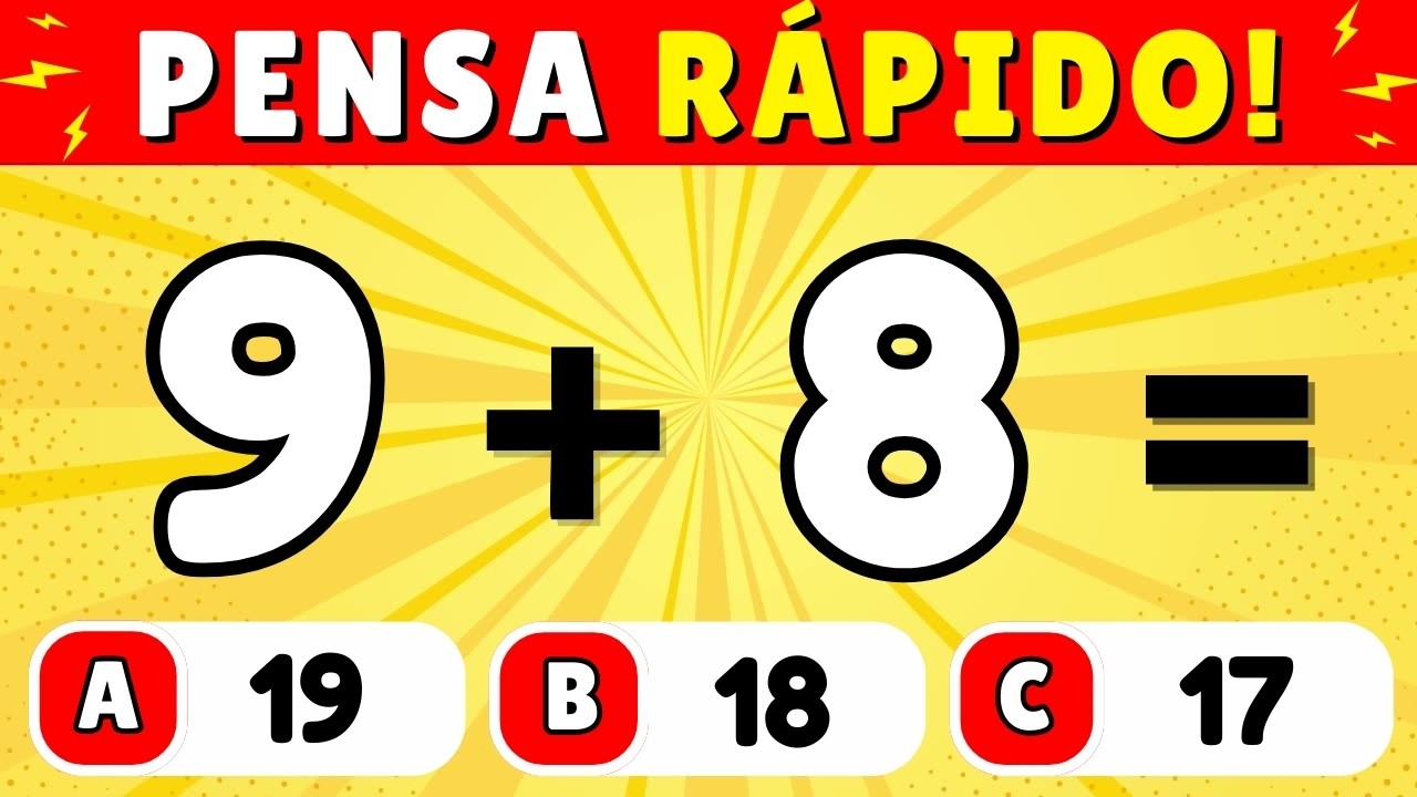 Desafie-se com o Quiz de Matemática de Adição N°6! 🧠