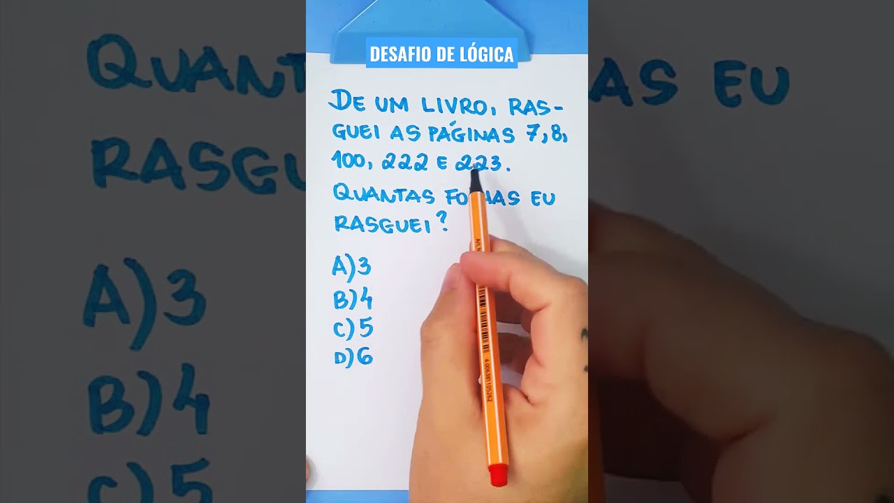 Teste de Raciocínio Lógico