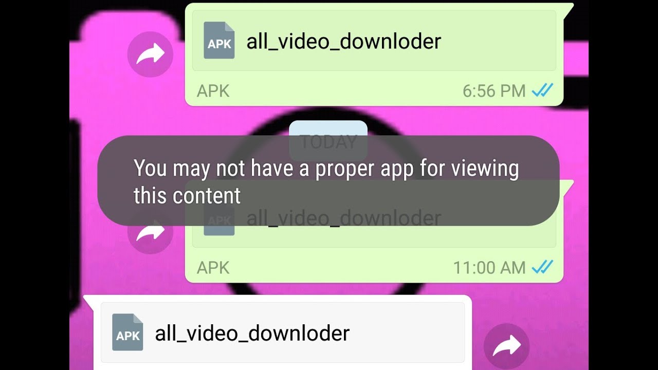 Unable to Open APK Files Shared via WhatsApp