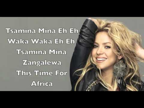 Shakira-Waka Waka (This time for Africa) Lyrics