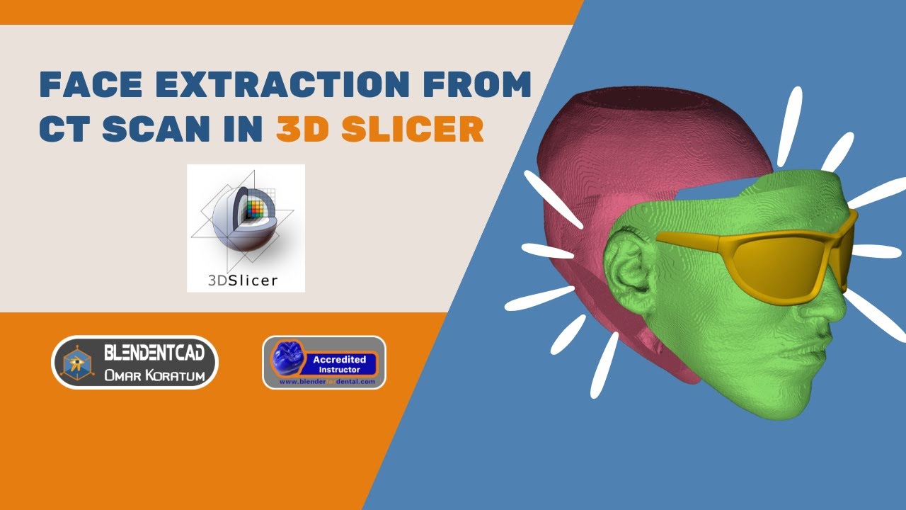 Extract Face from 3D Slicer CT Segmentation 🖥️
