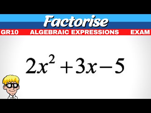 Factorising Trinomials for Grade 10 Students