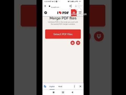 Merge pdf online#pdf file kaise ek sath jore!! #shorts.