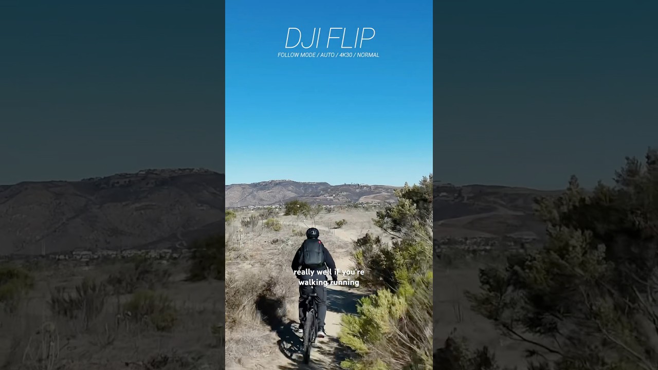 DJI Flip Drone's Follow Mode & Quickshots 🚁