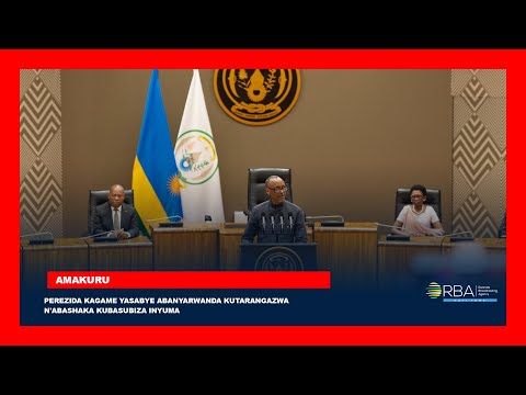 Perezida Kagame yasabye Abanyarwanda kutarangazwa n'abashaka kubasubiza inyuma