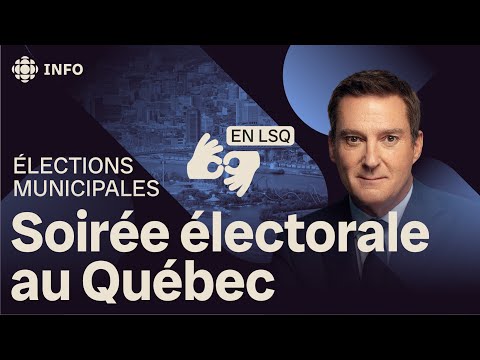 Revoyez la soirée électorale des élections municipales au Québec 2025 (LSQ)