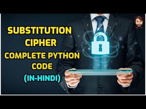Substitution Cipher (HINDI) | Python code | Encryption-Decryption | Cryptography | Codewithvamp