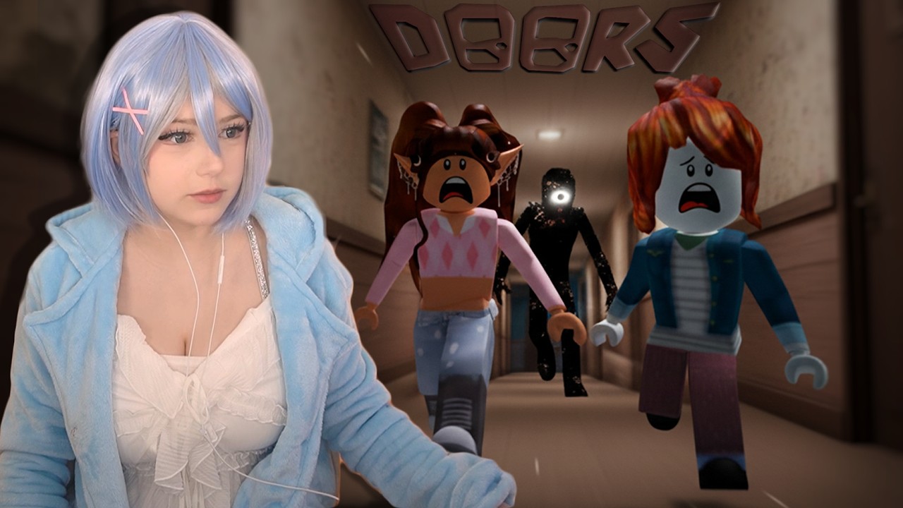 UpMinaa Takes on ROBLOX DOORS with Celebi.cos! 🎮✨