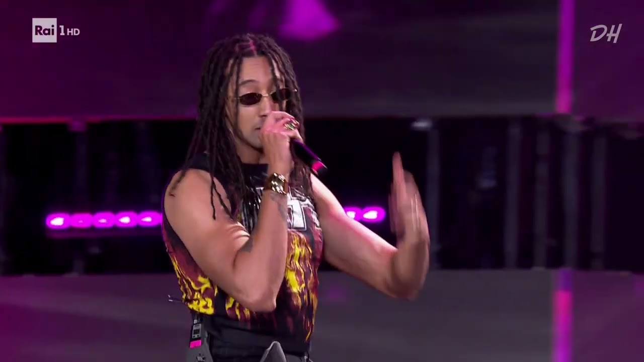 Ghali Live in Rome 🎶 | Chill Vibes from Tim Summer Hits 2025 [4K]