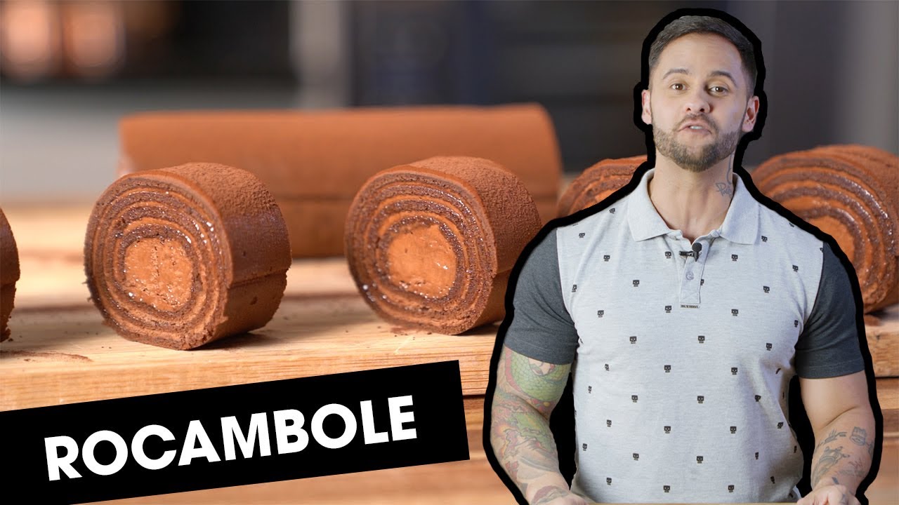 Como fazer um Rocambole de Mousse de Chocolate - Chef Diego Lozano