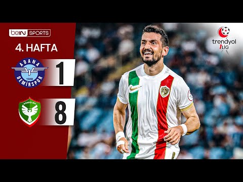 Adana Demirspor (1-8) Amed Sportif Faaliyetler | 4. Hafta Maç ÖZETİ | Trendyol 1. Lig - 2025/26