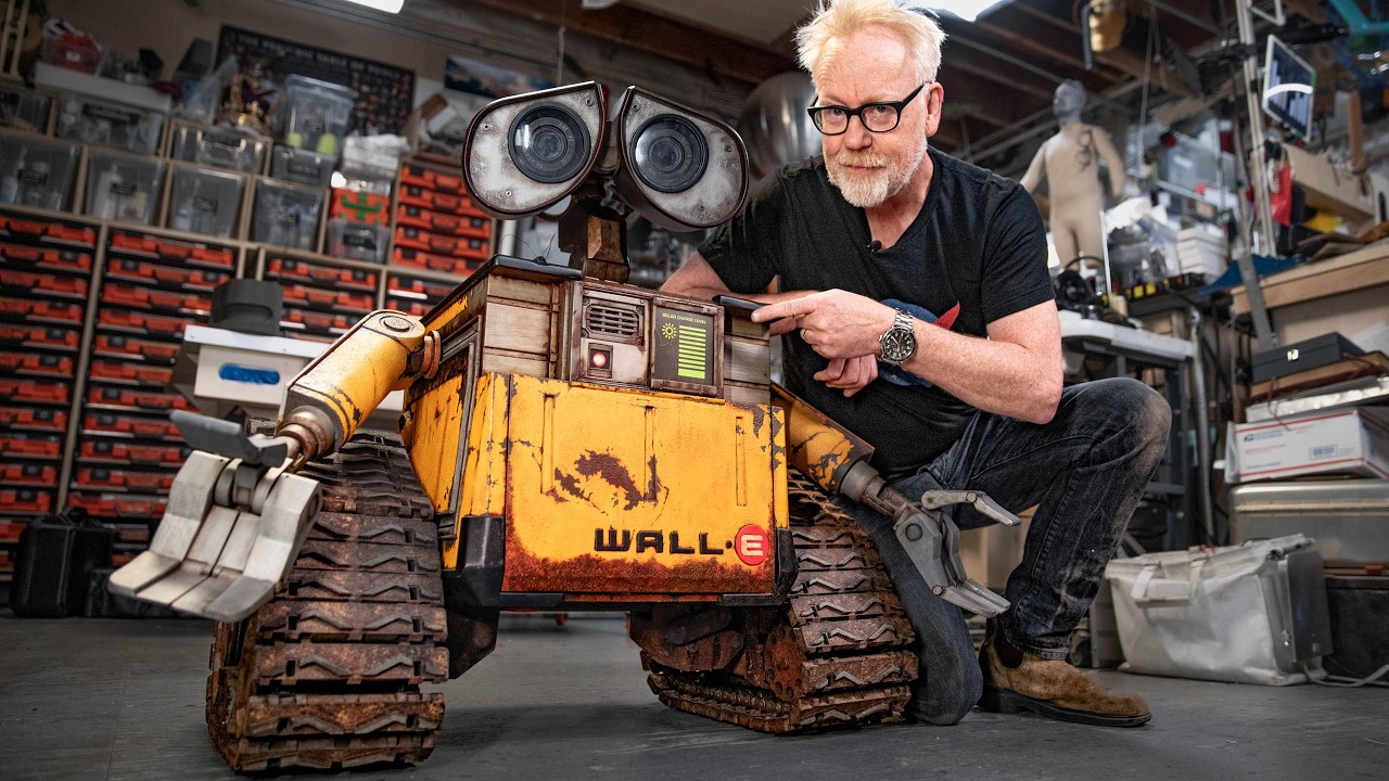 Adam Savage Meets Real-Life Wall-E 🤖