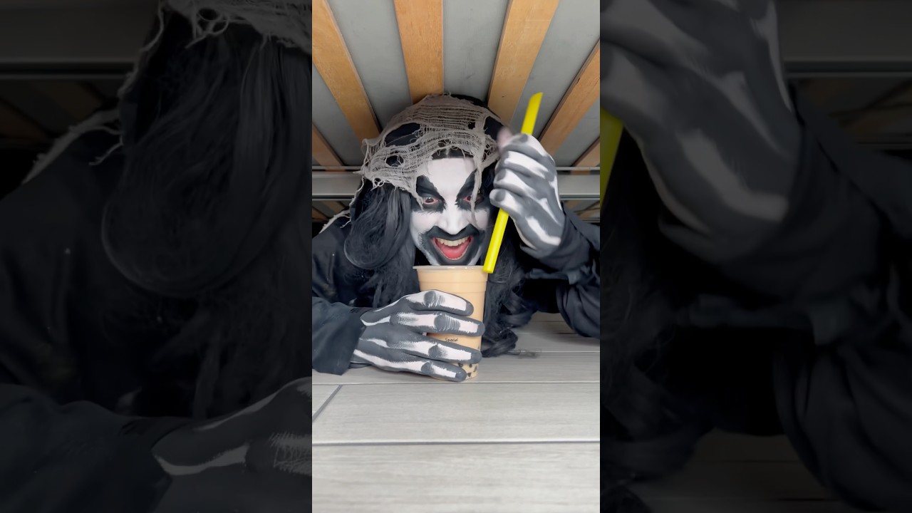 Monster Drinks Boba Tea Challenge! 🧋😂 #Shorts