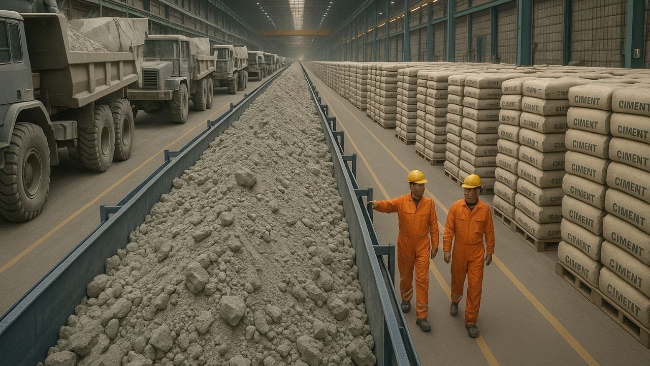 Le Ciment : Découvrez l’Incroyable Industrie Derrière le Matériau le Plus Utilisé au Monde 🏗️