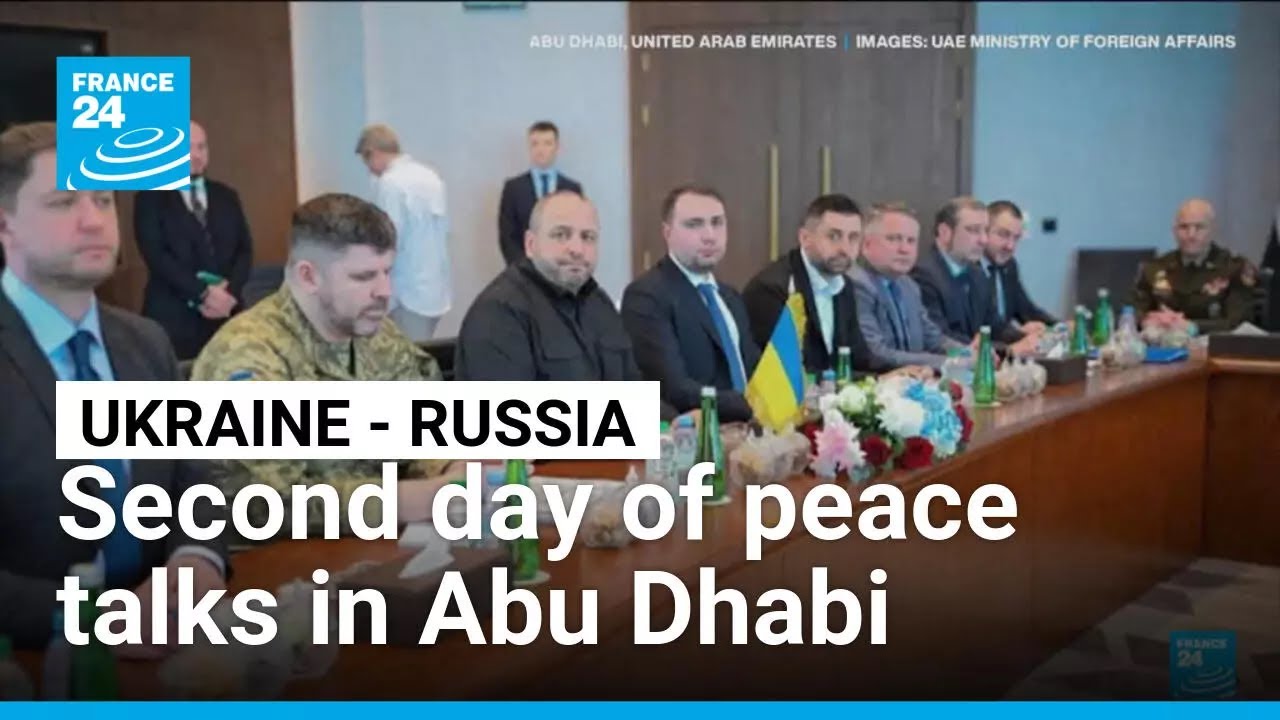 Second day of Ukraine-Russia peace talks in Abu Dhabi • FRANCE 24 English