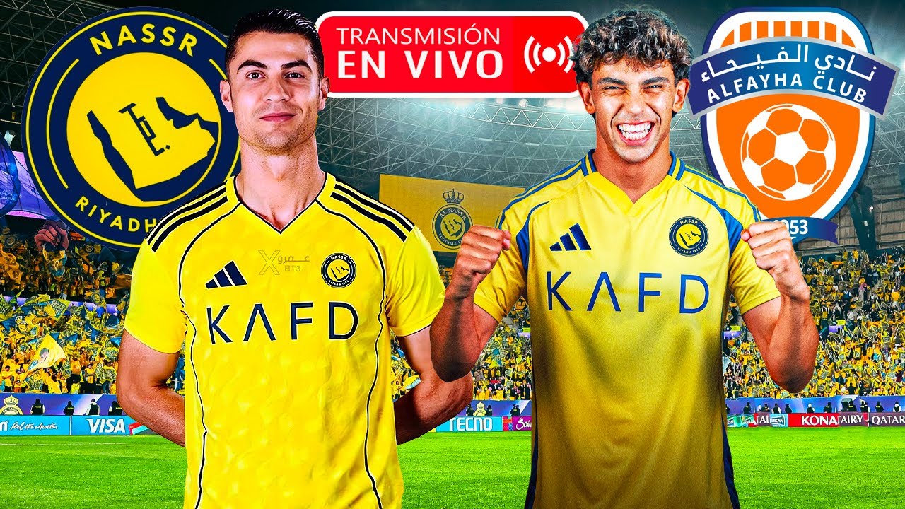 Al Nassr vs. Al Feiha en Vivo con Cristiano Ronaldo: Liga Saudí Fecha 7 ⚽