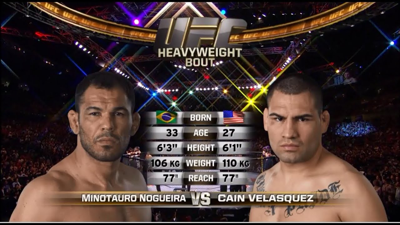 Cain Velasquez vs Minotauro Nogueira UFC 110 TKO