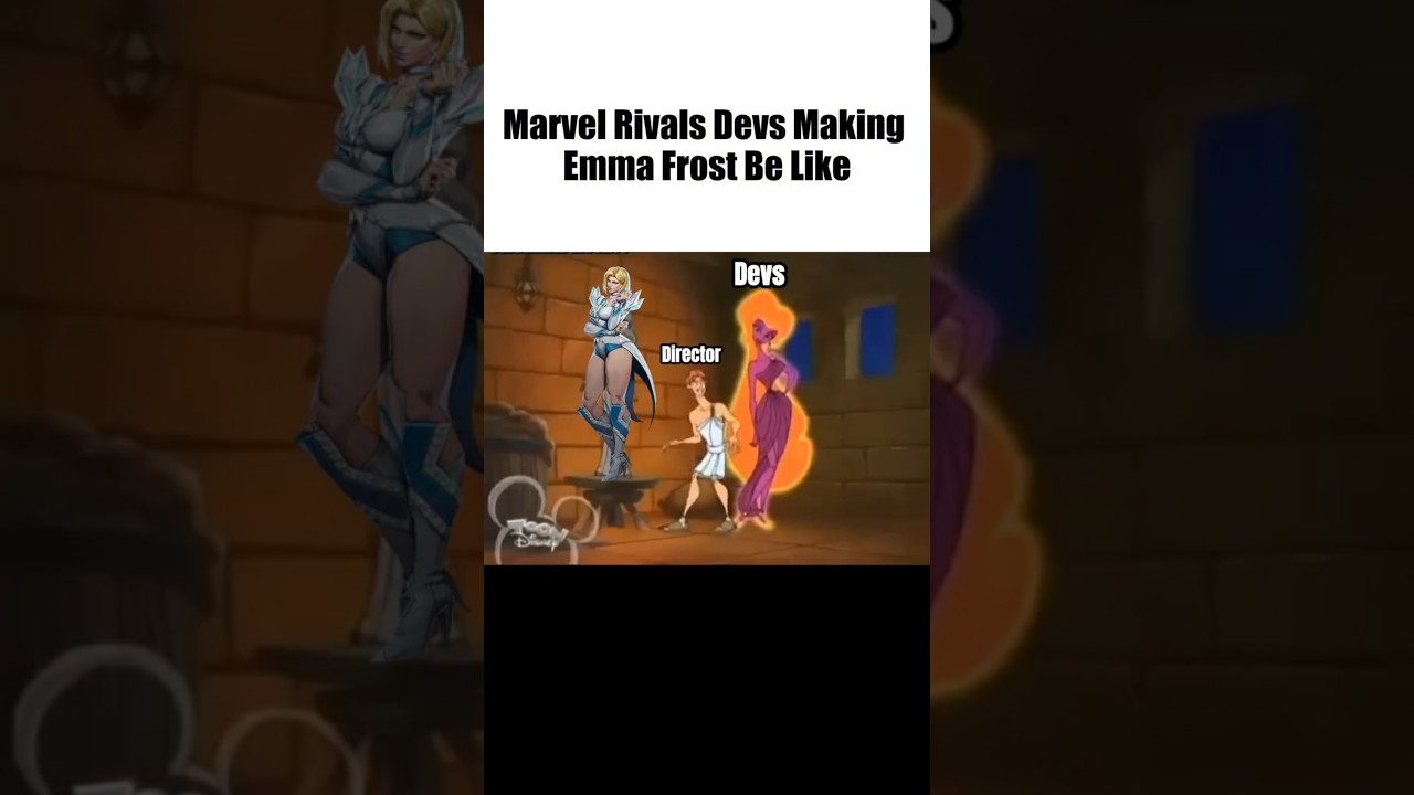 How Emma Frost was made in Marvel Rivals #shorts