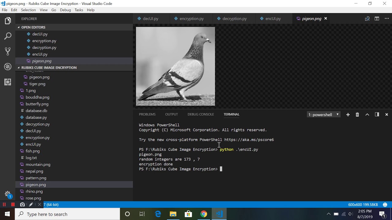 Innovative Image Encryption & Decryption Using Rubik’s Cube Algorithm 🧩