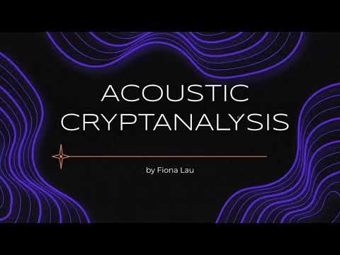 Uncovering RSA Keys Using Acoustic Cryptanalysis 🔊