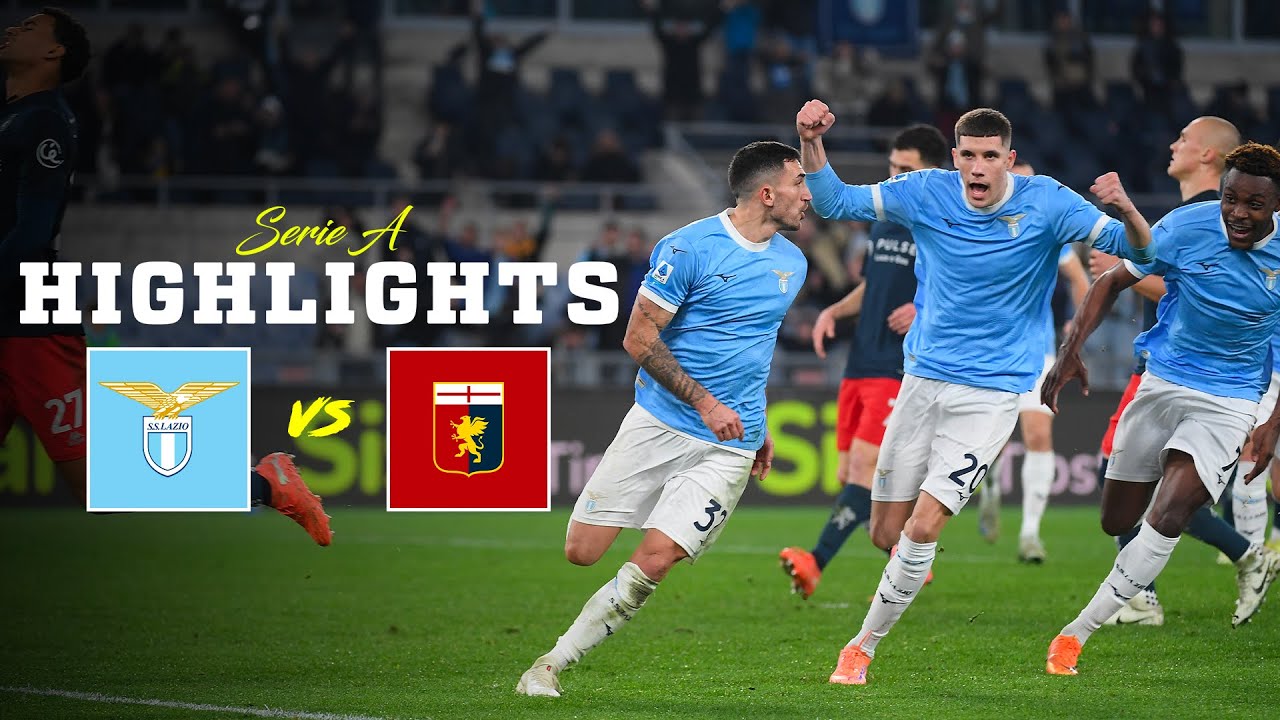 Lazio Wins 3-2 Against Genoa in Thriller ⚽