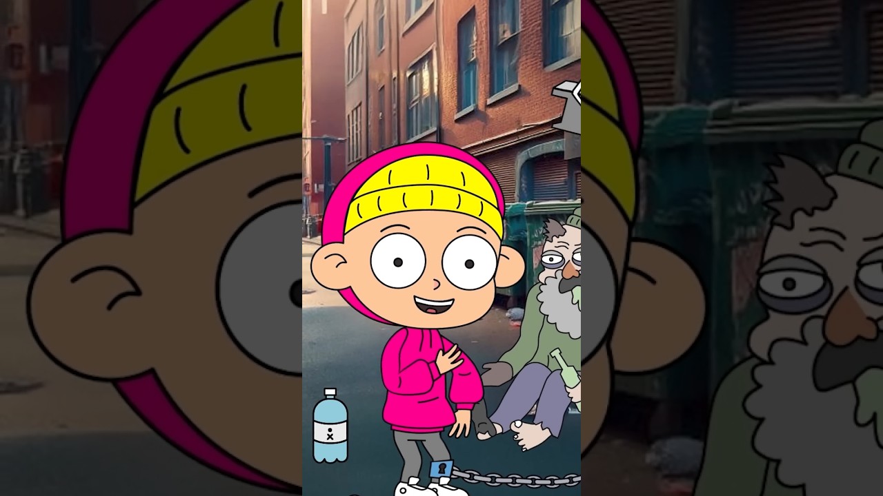 Побег от злого бомжа! #shorts