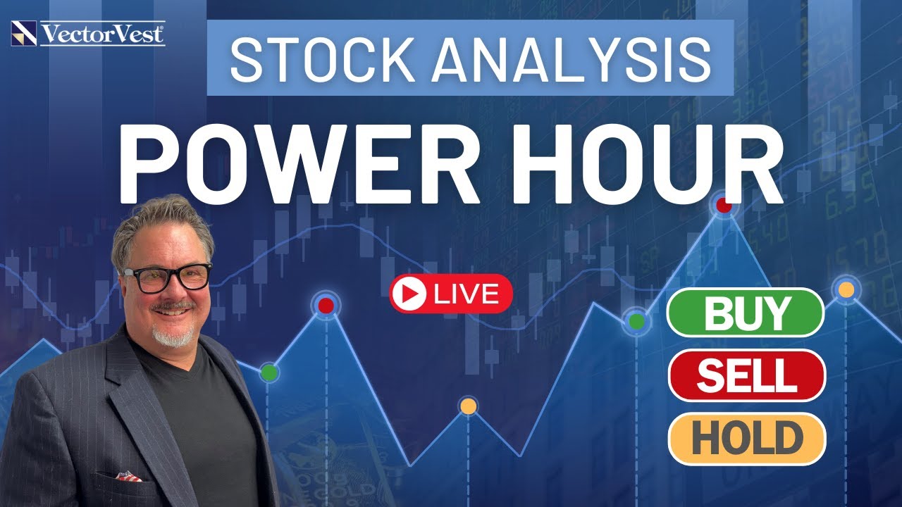 Live Stock Analysis Power Hour with VectorVest ๐
