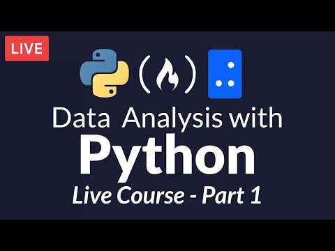 Master Data Analysis with Python: Part 1 of 6 Live Course 📊