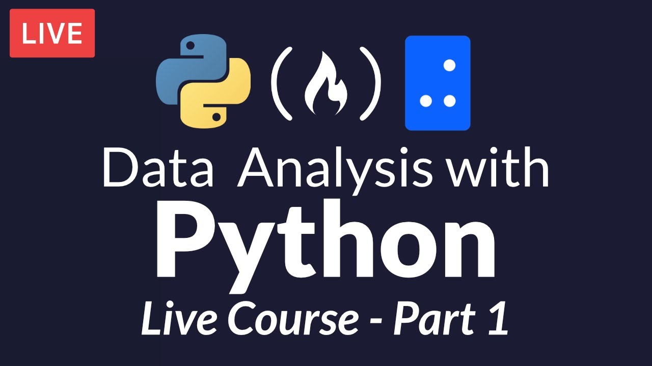 Master Data Analysis with Python: Part 1 of 6 Live Course 📊