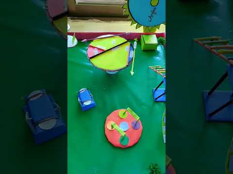 Geometrical Park | Mathematics Project 💚 #project #competition #studends #workingmodel #maths