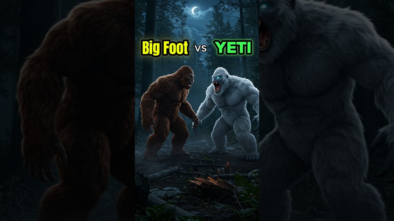 Bigfoot vs Yeti: The Epic Showdown of Legendary Creatures 🥶