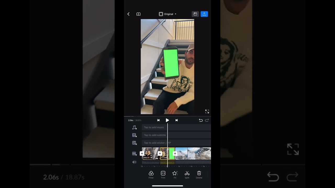Free Green Screen Phone Edit Tutorial โ