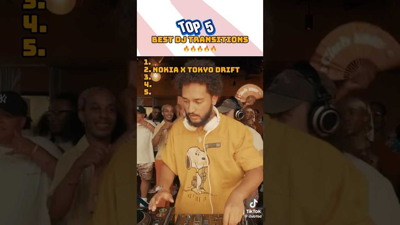 Top 5 Best DJ Transitions 🎧