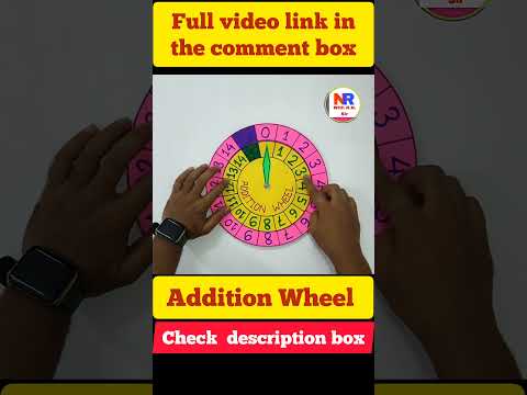 #Addition wheel#maths working model #mathsproject#reels#shorts#viral#vir alvideo#viralshorts#cr7#TLM