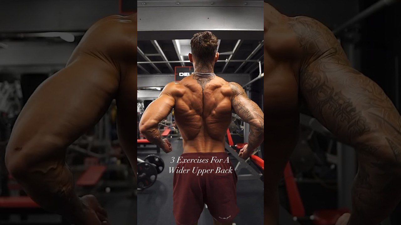 Boost Upper Back Gains with 3 Key Exercises💪
