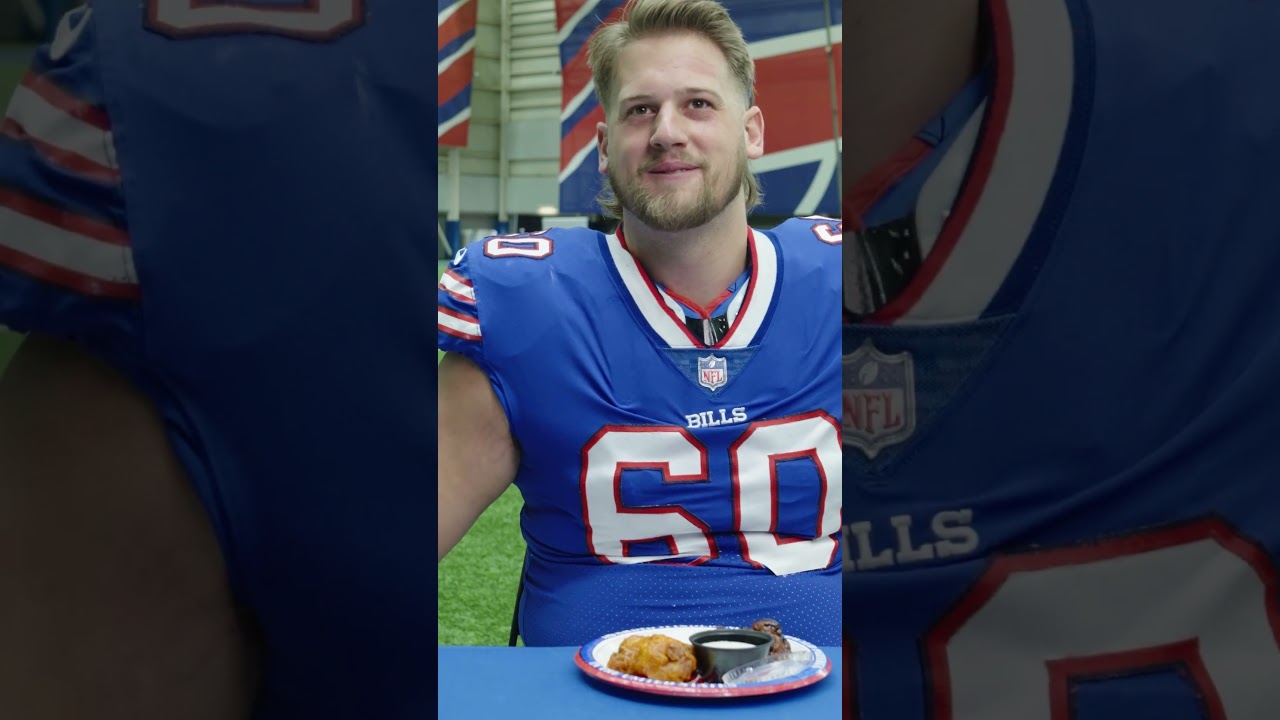 Buffalo Bills Rookies Discover Buffalo Blue Cheese! #shorts #nfl #wings