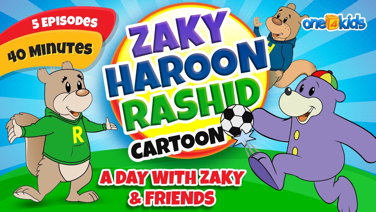 Zaky, Haroon & Rashid Cartoons: 5 Fun Episodes ๐จ