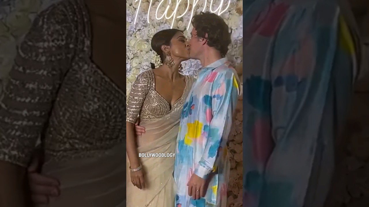 Shriya Saran Shares a Kiss in Public
